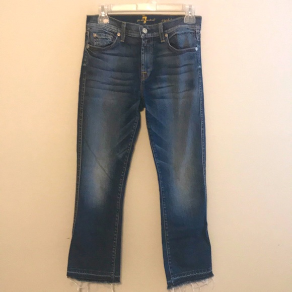 7 for all mankind “cropped boot” jeans - Picture 2 of 8